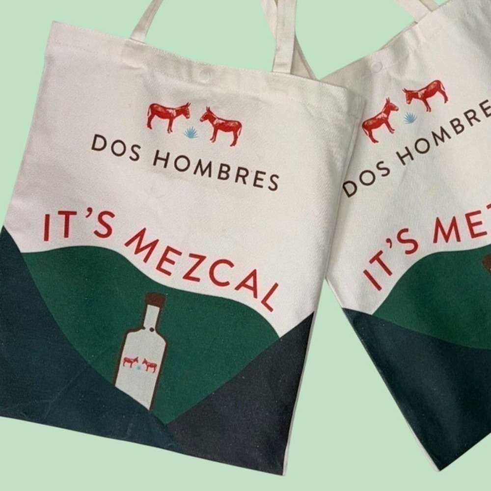 DOS HOMBRES Breaking Bad Aaron Paul Bryan Cranston Tote Bag Gift Mezcal Merch